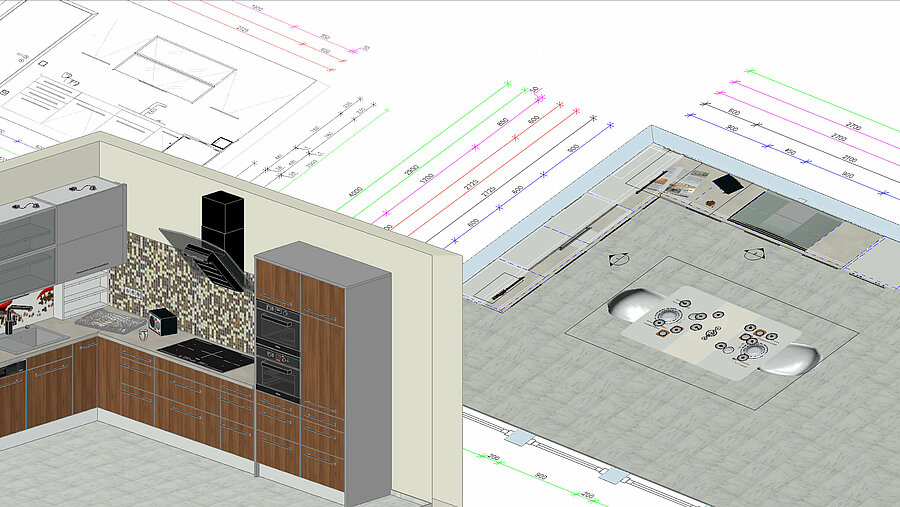 imos iX CAD: desene de execuție cu cote, generate automat din model